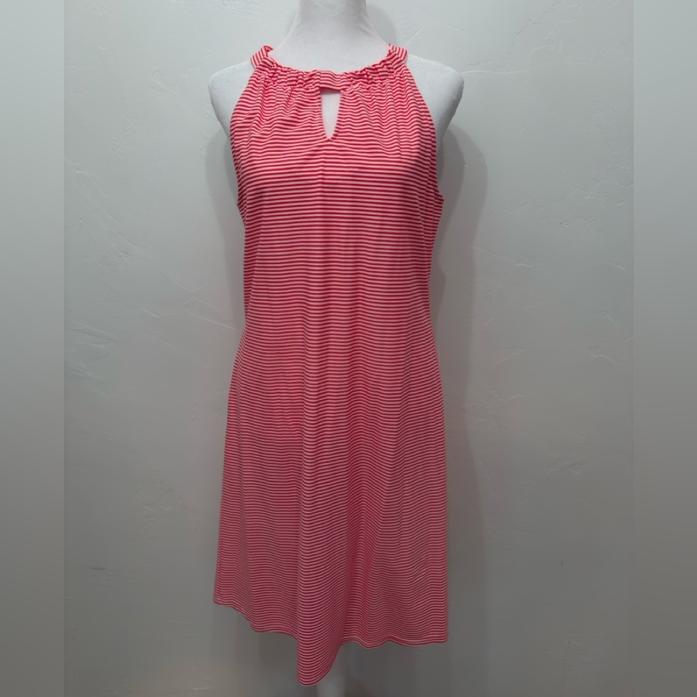 🆕 Jude Connelly Coral Stripe Sleeveless Dress, New with Tags, M